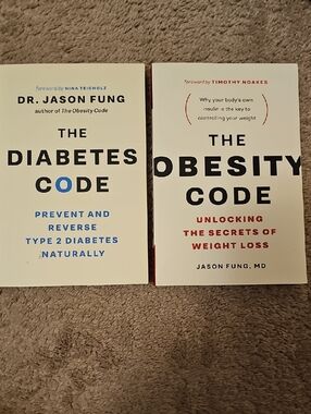 The Diabetes Code & The Obesity Code Book Set By Dr. Jason Fung